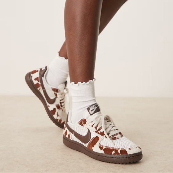 Women's Nike Field General 82 'Fauna Brown Cow Print' - Picture 1 of 16